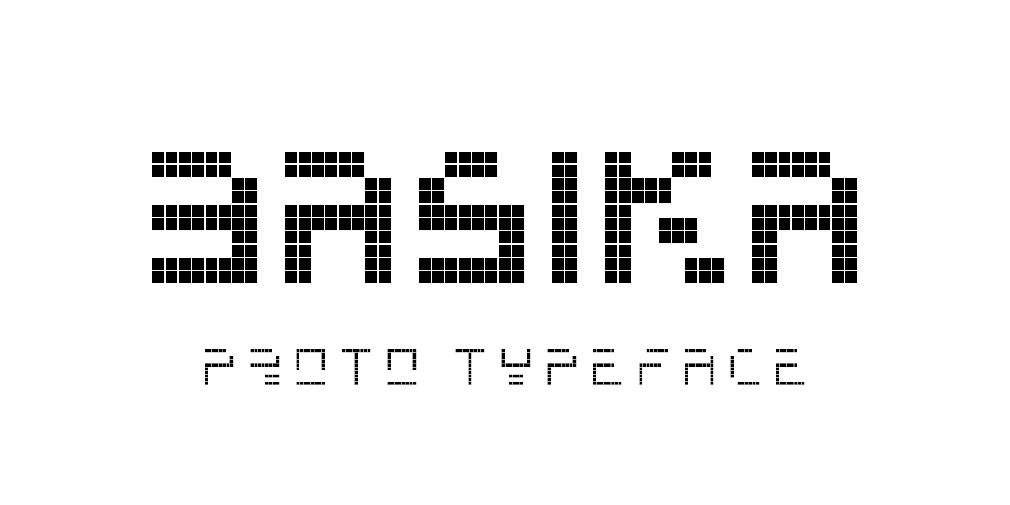 Пример шрифта Basika #1